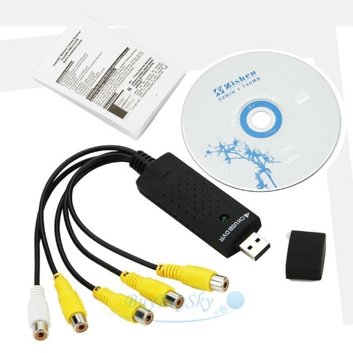 תמונה של 4 Channel USB 2.0 DVR Video Audio Capture Adapter Card CCTV Security Camera