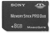 תמונה של Sony Memory Stick PRO Duo™ 8GB