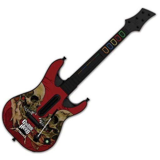 תמונה של גיטרה אלחוטית מקורית PS3 Guitar Hero Metallica מחודשת