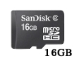 תמונה של כרטיס SanDisk Micro SD 16GB ללא