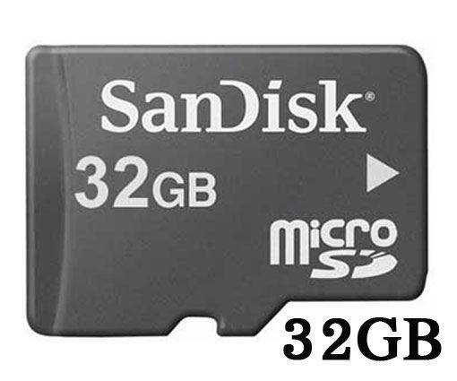 תמונה של כרטיס SanDisk Micro SD 32GB ללא