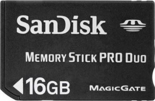 תמונה של כרטיס זיכרון  Sony Memory Stick PRO Duo™ 16GB