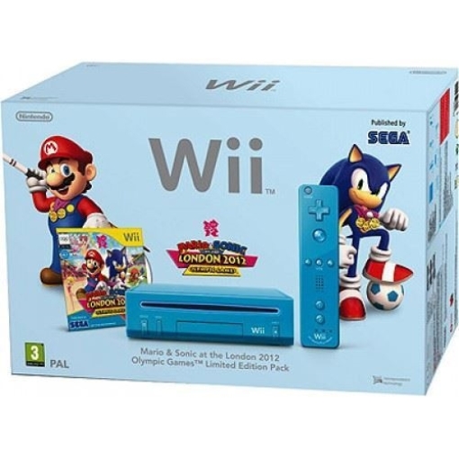תמונה של קונסולת Nintendo Wii PAL עם Mario & Sonic at the Olympic Games