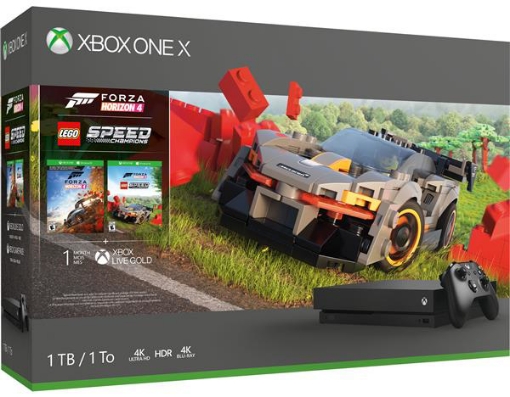 תמונה של קונסולת Xbox One X 1TB + Forza 4+ LEGO DLC