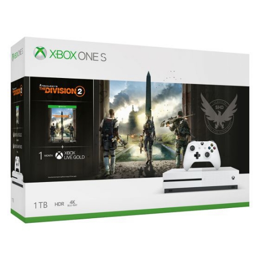 תמונה של קונסולת Xbox One S 1TB +2 Cont+ THE DIVSION 2