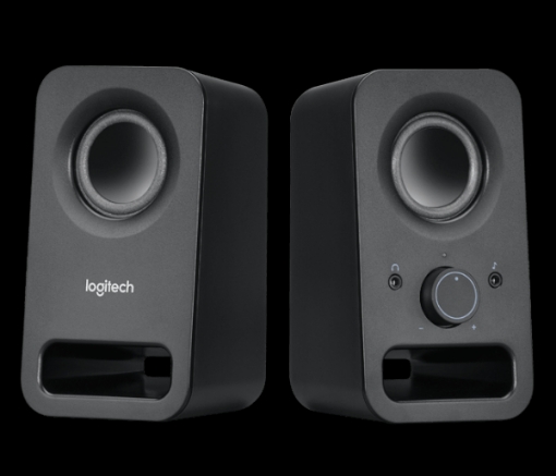 logitech black speakers