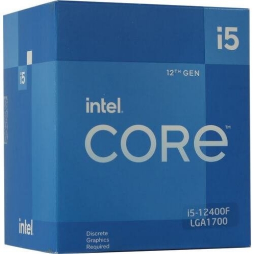 תמונה של מעבד אינטל דור 12 INTEL I5-12400F BOX+Fan NO GPU 117W LGA1700