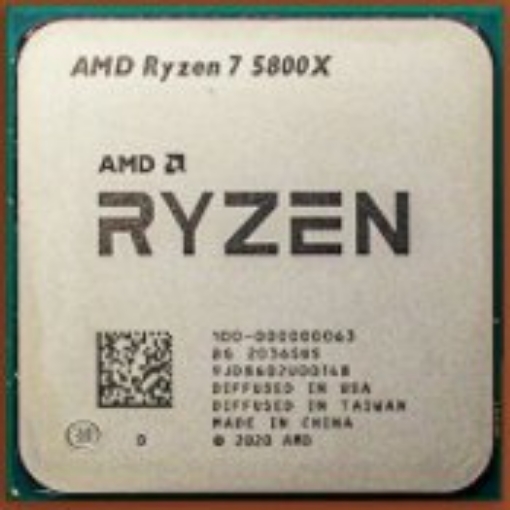 תמונה של מעבד AMD Ryzen R7 5800X TRAY Cores 8 Threads 16 Up to 4.7Ghz