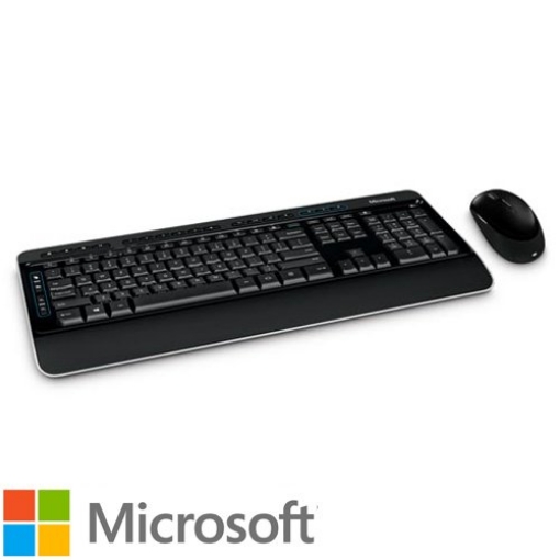 תמונה של סט מקלדת ועכבר אל חוטי Microsoft Wireless Desktop 3050