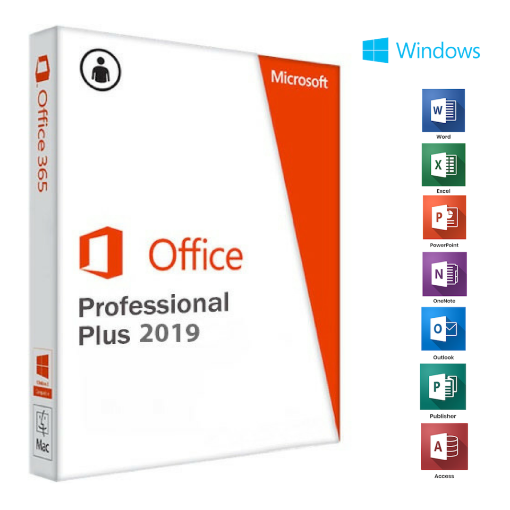 תמונה של תוכנת  אופיס Microsoft Office Professional 2019 התקנה במחשב בודד