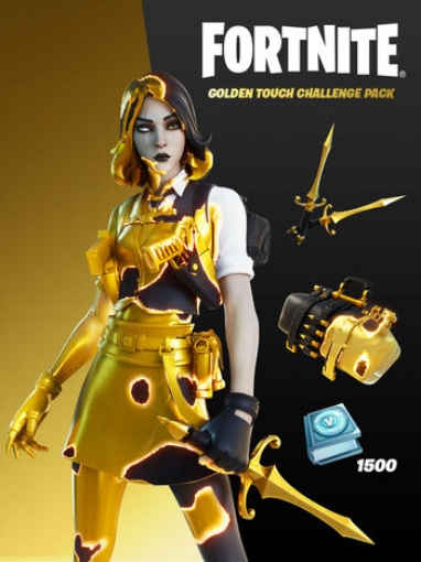 תמונה של Fortnite - Golden Touch Challenge Pack + 1500 V-Bucks Challenge XBOX LIVE Key