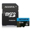 תמונה של ADATA MICROSDHC 32GB AUSDH32GUICL10A1-RA1