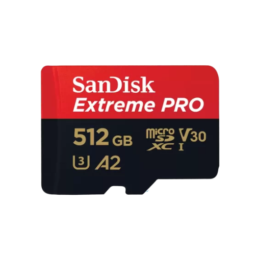 תמונה של כרטיס זיכרון בנפח 512GB MICRO S.D EX 4K 200S מבית SANDISK