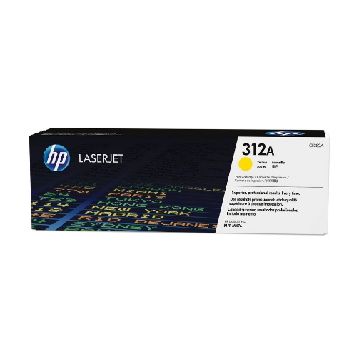 תמונה של טונר HP צהוב 312A לליזר CF382A M476