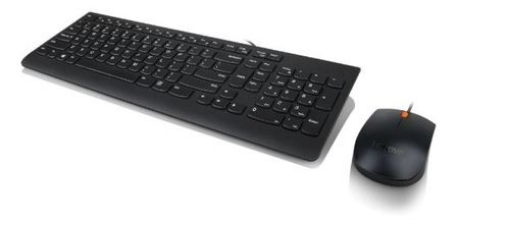 תמונה של סט מקלדת ועכבר GX30M39623 Lenovo 300 USB Combo Keyboard and Mouse EN-HEB