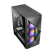 תמונה של מארז ANTEC DF800 FLUX Mid Tower ATX RGB Tempered Glass side