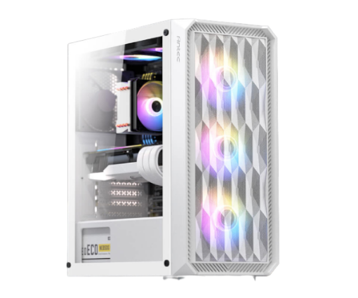 תמונה של מארז Antec NX292 Mid Tower up to E-ATX MB 3X120MM RGB White