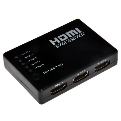 תמונה של בורר HDMI Switch 1 to 3 כולל שלט