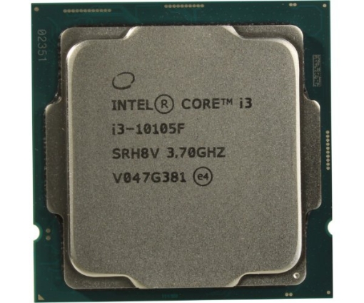 תמונה של מעבד דור Intel Core i3-10105F Tray NO GPU up to 4.40 GHz 65W  10