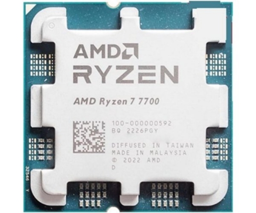 תמונה של מעבד AMD Ryzen 7 7700 Tray Gaming Processor PCIE 5.0 AM5 105W TDP