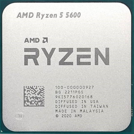 תמונה של מעבד AMD Ryzen 5 5600 3.5Ghz 4.4Ghz AM4 Tray no Fan No GPU