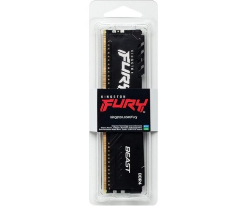 תמונה של זכרון לנייח Kingston Fury Beast DDR4 16GB 3200Mhz C16