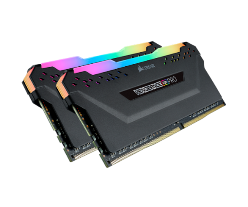 תמונה של זכרון לנייח קיט Corsair 16GB Kit 2x8 DDR4 3200mhz RGB PRO