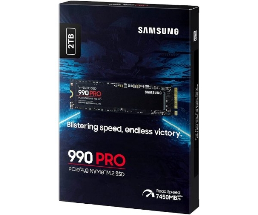 תמונה של דיסק פנימי Samsung 990 PRO 2TB GEN4 up to 7450 read 6900 Write