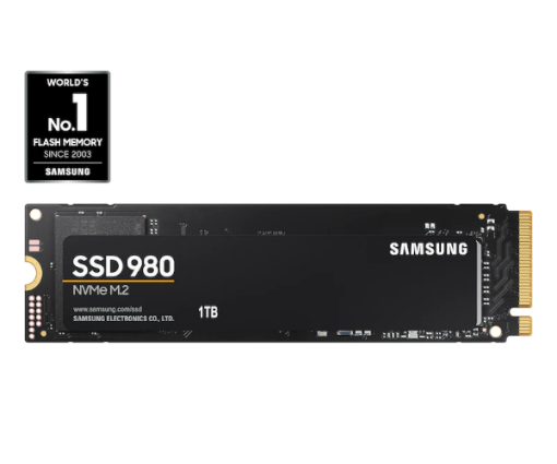 תמונה של דיסק פנימי Samsung 980 1TB NVME GEN 3 PCIE 3.0X4 NVME 1.4