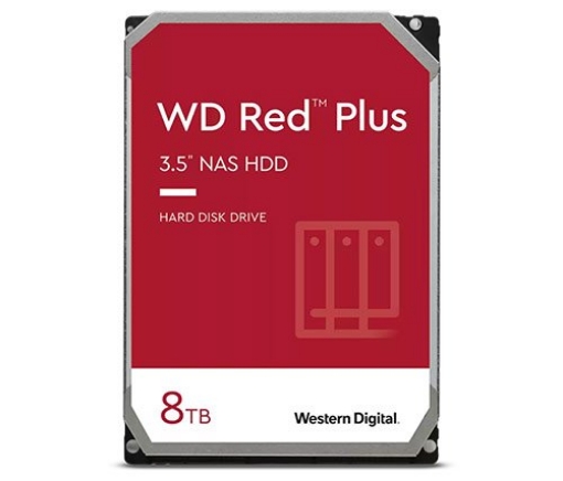 תמונה של דיסק פנימי 3.5 Western Digital 8TB RED PLUS 5400rpm 256MB Cache