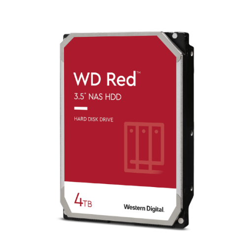 תמונה של דיסק פנימי WD Red Plus NAS 4TB HDD 5400RPM 256MB Cache SATA III