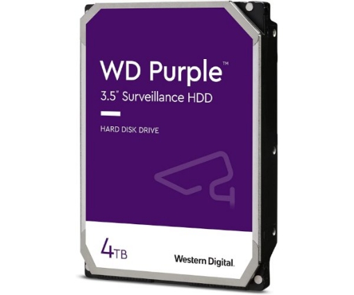 תמונה של דיסק קשיח פנימי לנייח WD 4TB Purple 5400rpm 256MB 3.5