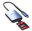 תמונה של קורא כרטיסים Netac Memory card Reader WK12 usb 3.0 Type-C mSD/SD