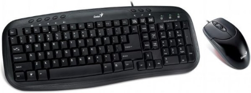 תמונה של סט חוטי Genius Smart KM-200 Keyboard and Mouse USB Black
