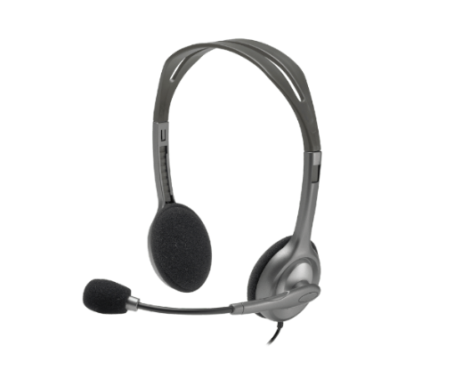 תמונה של אוזניות לוגיטק MIC + Headset H110 DUAL PL PLUG
