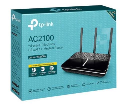תמונה של נתב TPLINK ARCHER VR600 AC2100 Wireless Gigabit VDSL/ADSL