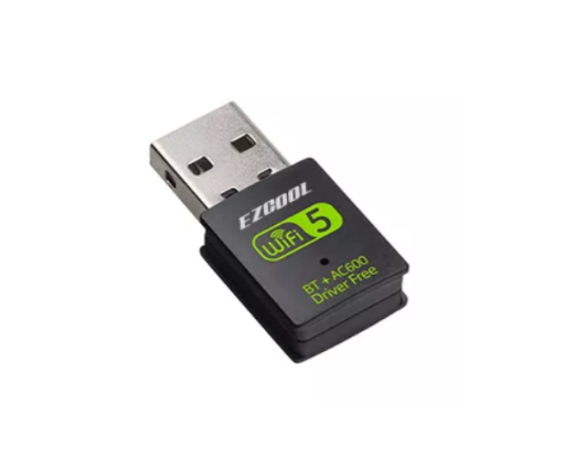 תמונה של מתאם רשת אלחטית וEZcool 600Mbps Dual Band USB WIFI Adapter -BT+