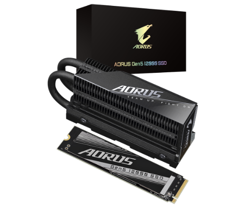 תמונה של דיסק פנימי AORUS Gen5 NVME 1TB up to 11700/9500 MB/s Read/Write