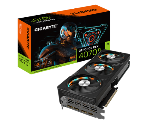 תמונה של כרטיס מסך Gigabyte GeForce RTX 4070 Ti Gaming OC V2 12GB