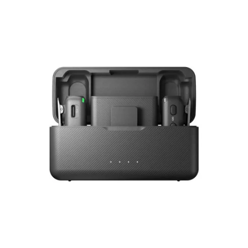 תמונה של מיקרופון אלחוטי DJI Mic 2 הכולל 2 משדרים + מקלט (2 TX + 1 RX + קייס טעינה)