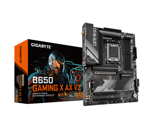 תמונה של לוח Gigabyte B650 Gaming X AX V2 ATX WIFI BT AMD Zen4 AM5 DDR5