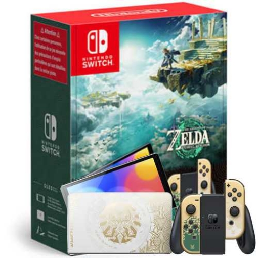 תמונה של Nintendo Switch OLED The Legend of Zelda Tears of the Kingdom Edition נינטנדו