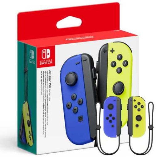 תמונה של Nintendo Switch JoyCons blue/yellow  נינטנדו