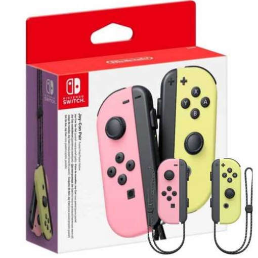 תמונה של Nintendo Switch JoyCons pastel pink / pastel yellow יבוא  נינטנדו