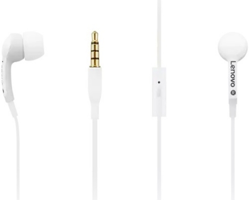 תמונה של Lenovo 100 In-Ear Headphone - White