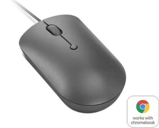 תמונה של LENOVO 540 USB-C WIRED COMPACT MOUSE (STORM GREY)