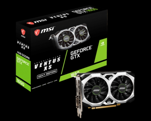 תמונה של כרטיס מסך MSI GeForce GTX 1650 D6 VENTUS XS OCV3