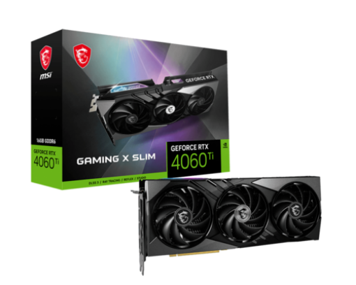 תמונה של כרטיס מסך GeForce RTX 4060Ti GAMING X SLIM 16G  MSI