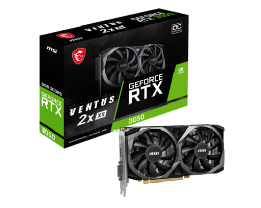 תמונה של כרטיס מסך MSI GeForce RTX 3050 VENTUS 2X XS 8G OC