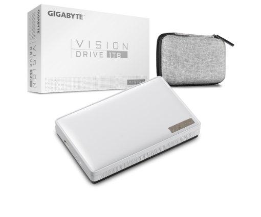 תמונה של דיסק חיצוני Gigabyte Vision Drive 1TB SSD 20Gbps USB-C